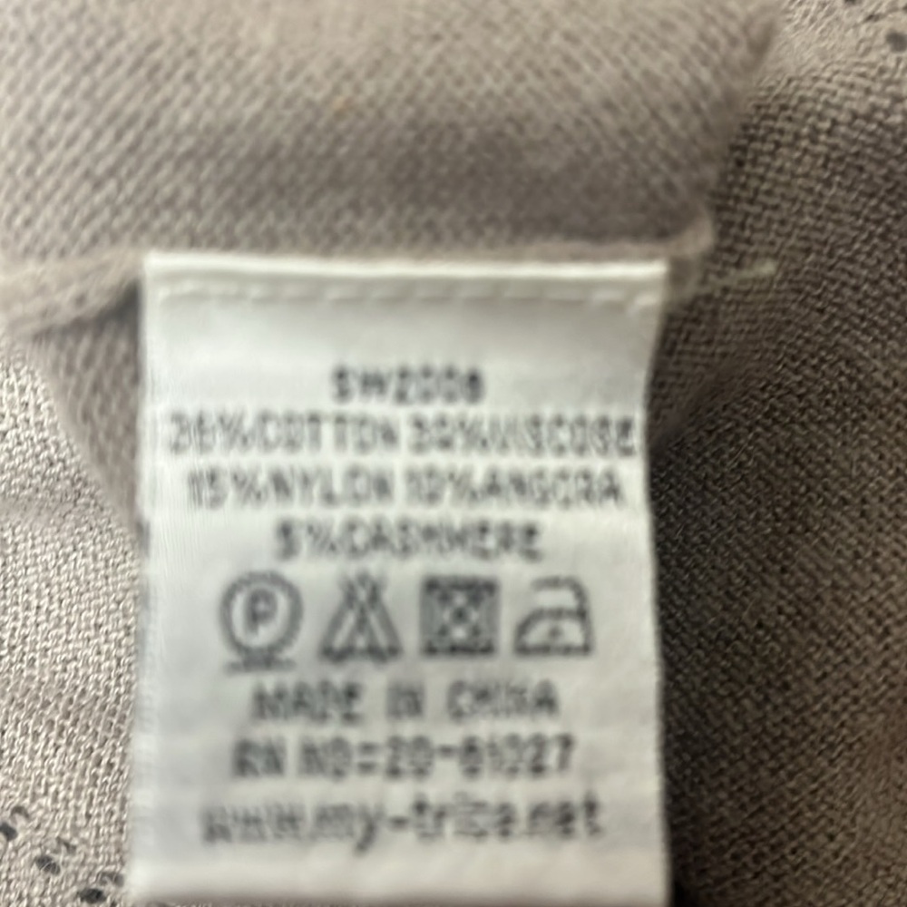 My Tribe Long Open Front With Pockets Ombré Cardigan Size Large - Picture 8 of 15
